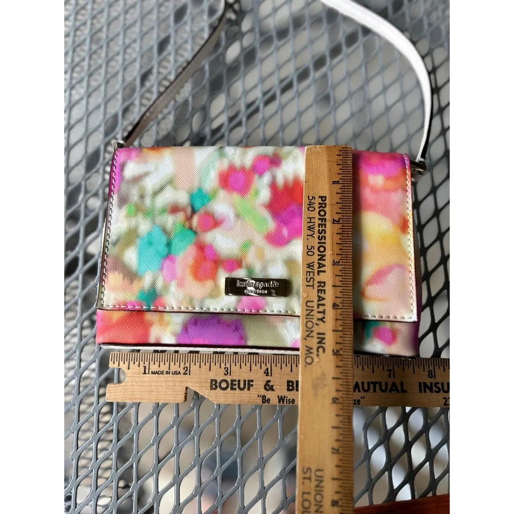 Kate Spade Bag Grant Street Sally Crossbody Pink Pastel Watercolor Floral Small